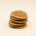 Pumpkin Kechek bites on cream background